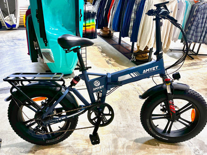 Amyet Electric Folding E-Bike EB20 Bicycle Blue