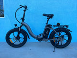 Step-Through Folding Electric Fat Tire Bicycle USED