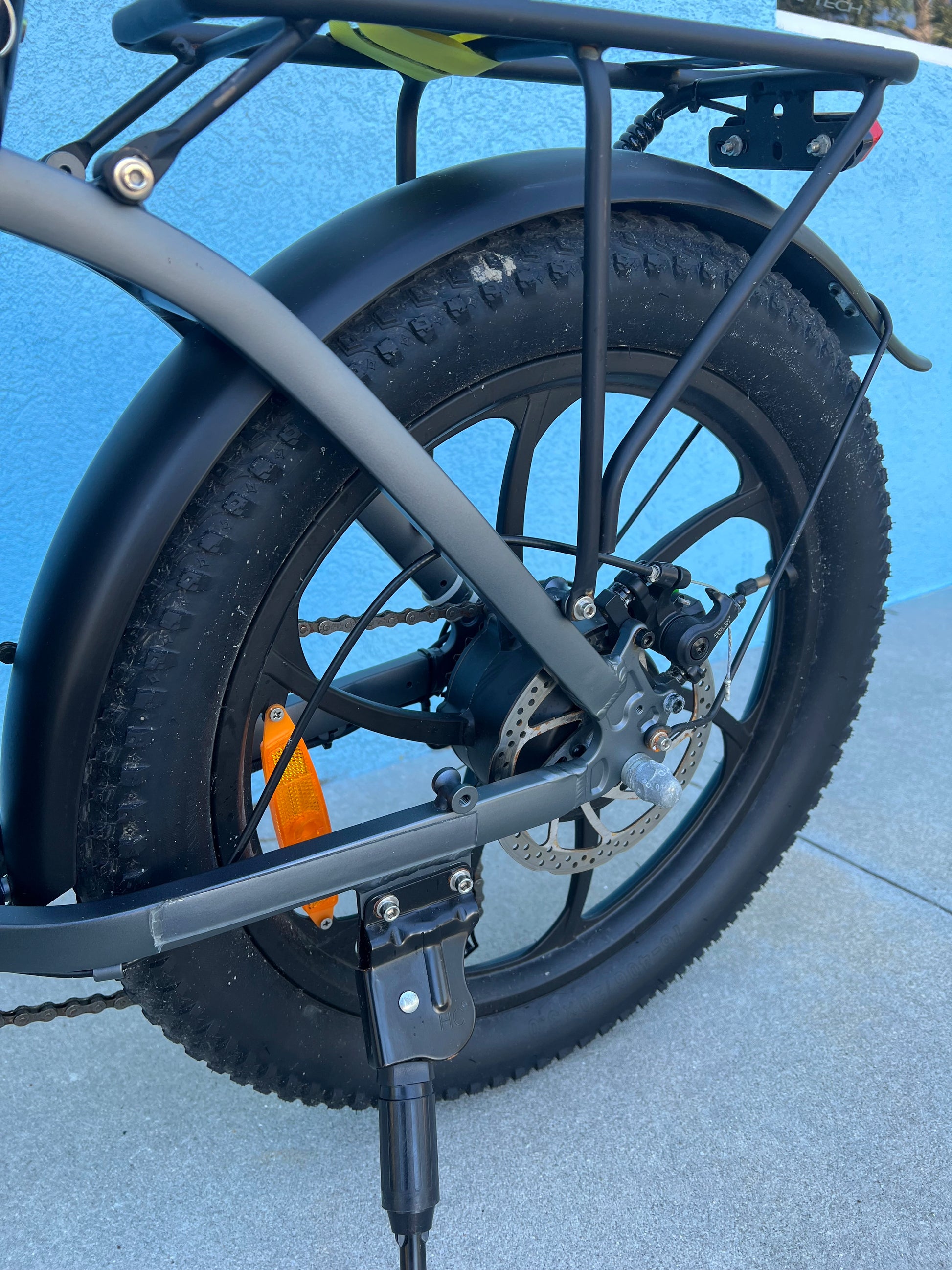 Step-Through Folding Electric Fat Tire Bicycle USED