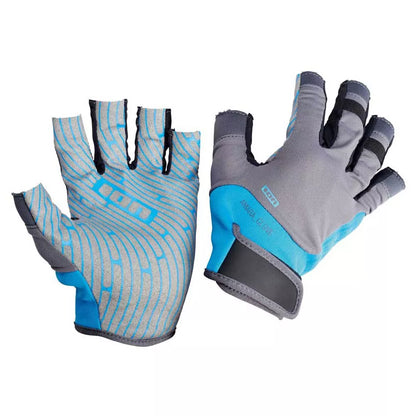 Ion Amara Half Finger Sailing Gloves Blue/Grey