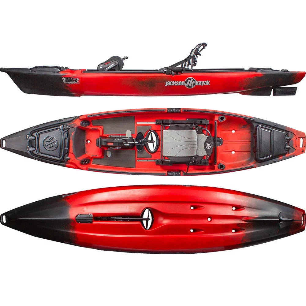 Jackson Kayaks Jackson Kayak Knarr FD Kayak Red Black – Image 1