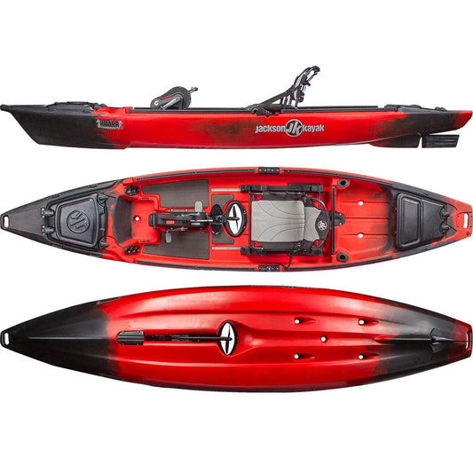 Jackson Kayaks Jackson Kayak Knarr FD Kayak Red Black – Image 1