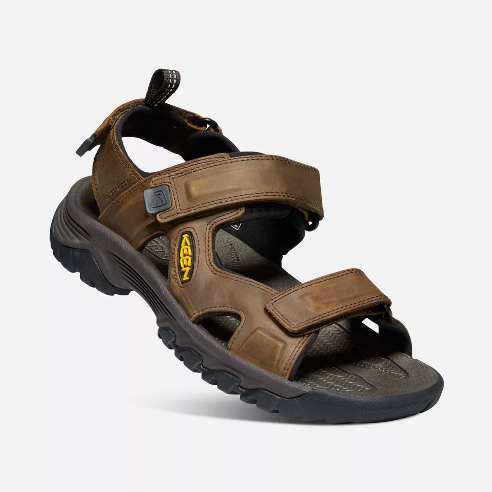 Keen Men's Targhee III Open Toe Sandal Bison/Mulch