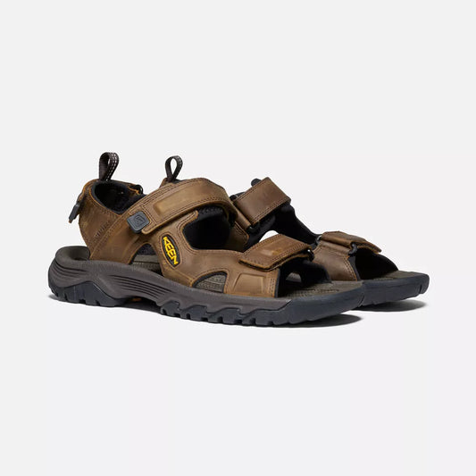 Keen Men's Targhee III Open Toe Sandal Bison/Mulch 13