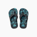 Reef Kid's Ahi Sandals Aquifer Palm 4