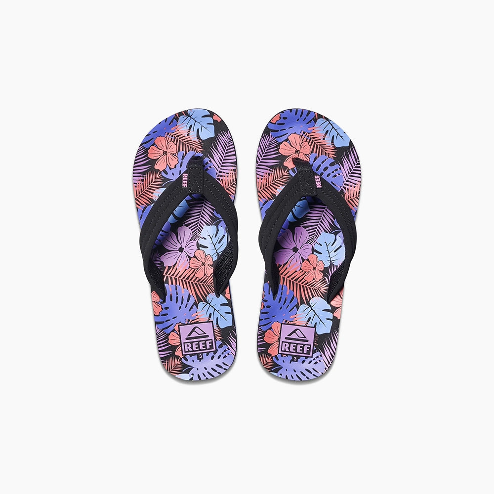 Reef Kid's Ahi Sandals Purple Fronds 13