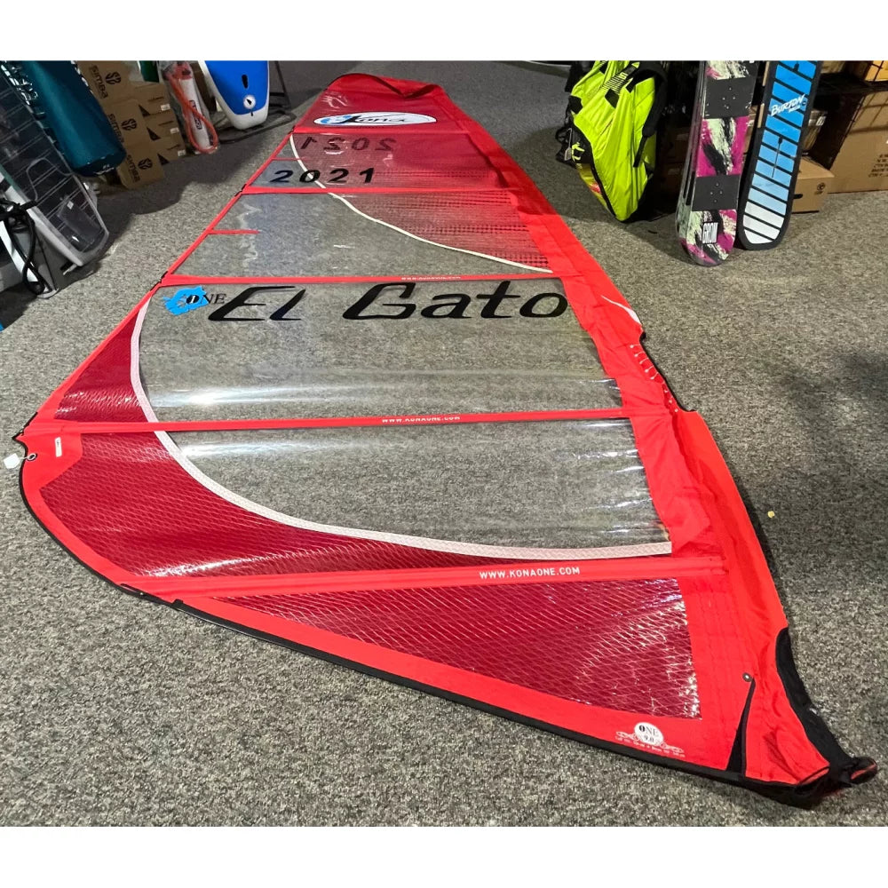 Kona One 9.0 Sail Used Windsurfing Sail Used – Image 1