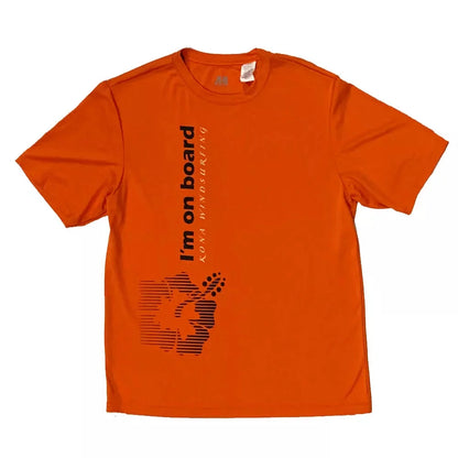 Kona Rashguard Short Sleeve Tee Orange Medium Kids Rashguard – Image 1