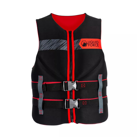 Liquid Force Classic Hinge CGA Life Jacket Black/Red Large