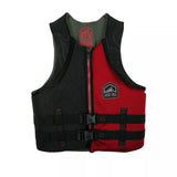 Liquid Force Hinge Mens CGA Life Jacket Black/Red Small