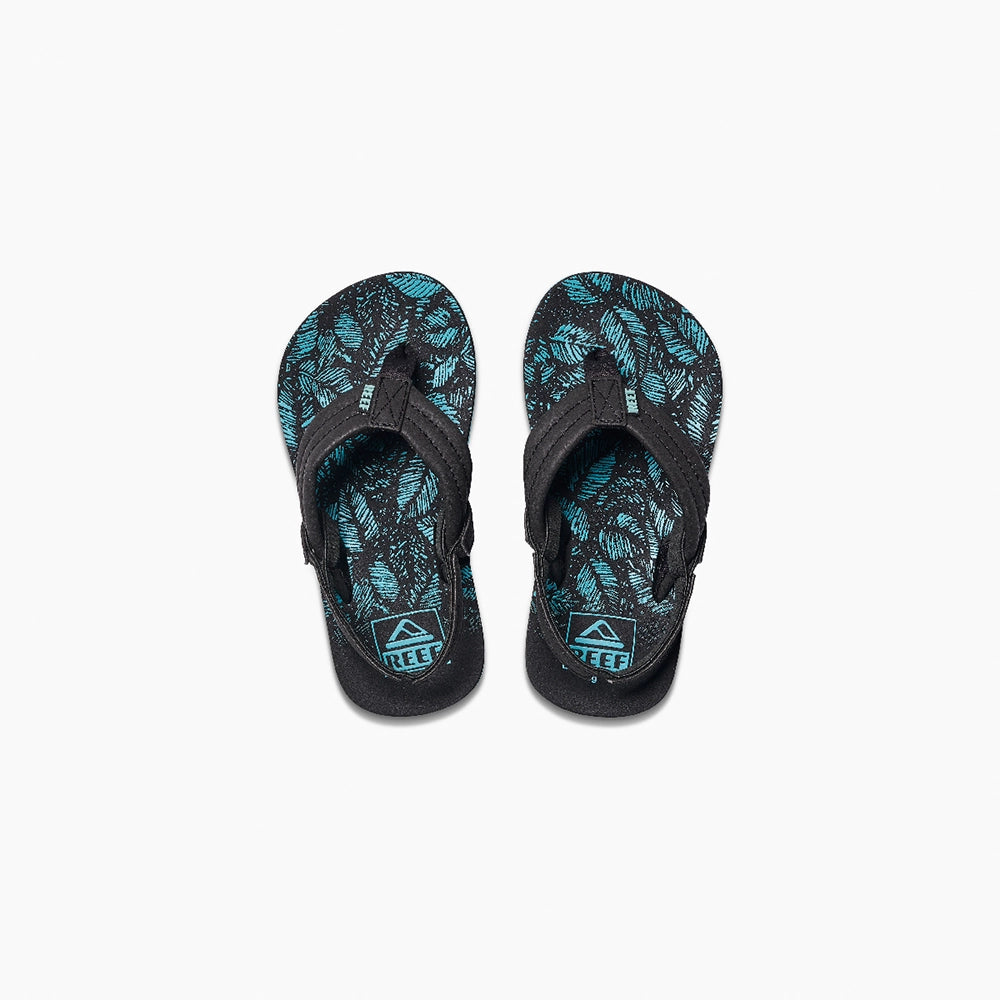 Reef Toddler's Little Ahi Sandals Aquifer Palm 6