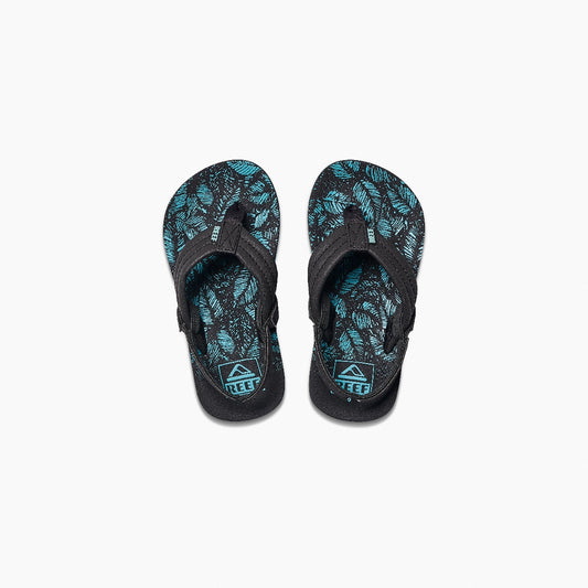 Reef Toddler's Little Ahi Sandals Aquifer Palm 11