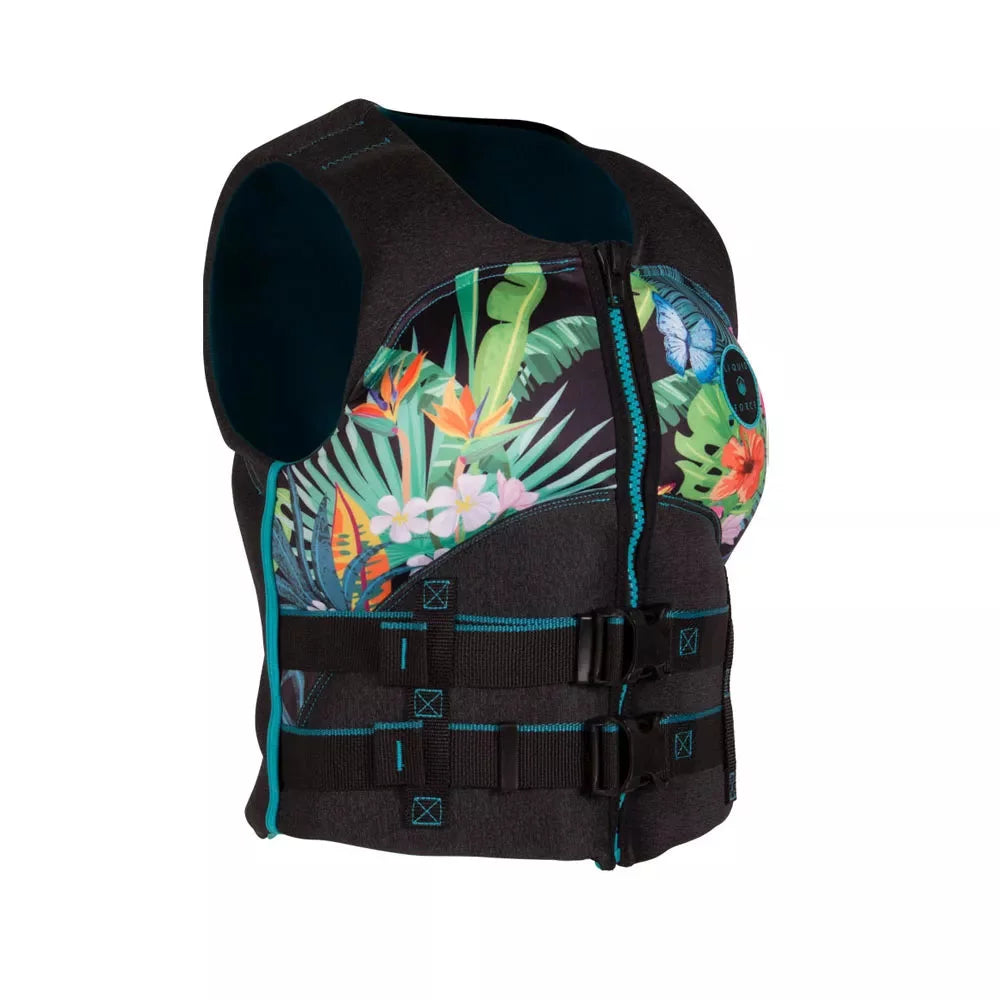 Liquid Force Heart Breaker CGA Life Jacket Black/Tropical XS – Image 1
