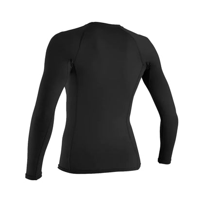 O'Neill Women's Basic Skins UPF50+ Long Sleeve Rash Guard Black Medium