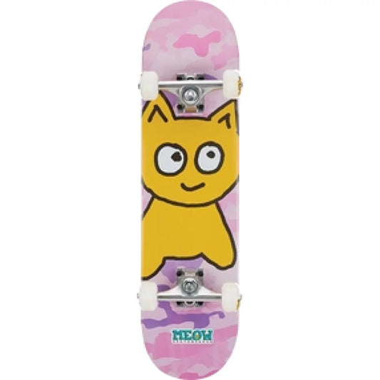 Meow Skateboards Meow Big Cat Complete-6.75 Pink Camo Complete Skateboard – Image 1