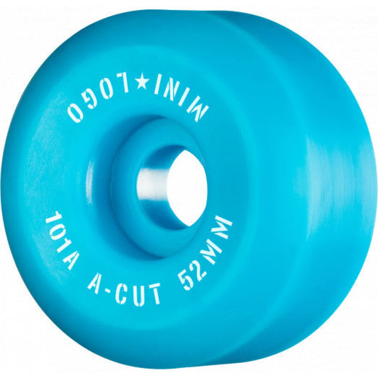 Mini Logo Skateboards A-cut "2" 52mm 101A Blue 4pk Skateboard Wheels – Image 1
