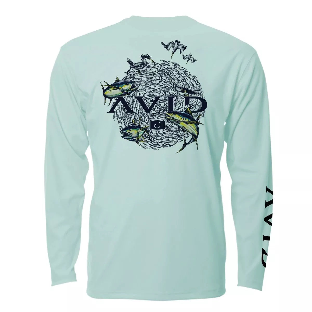 AVID Bait Ball AVIDry 50+ UPF Long Sleeve Shirt Seafoam Medium