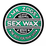 Mr. Zogs Mr. Zog's Sex Wax 3" Decal Green – Image 1