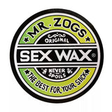 Mr. Zogs Mr. Zog's Sex Wax 3" Decal Green/Black Gradient – Image 1
