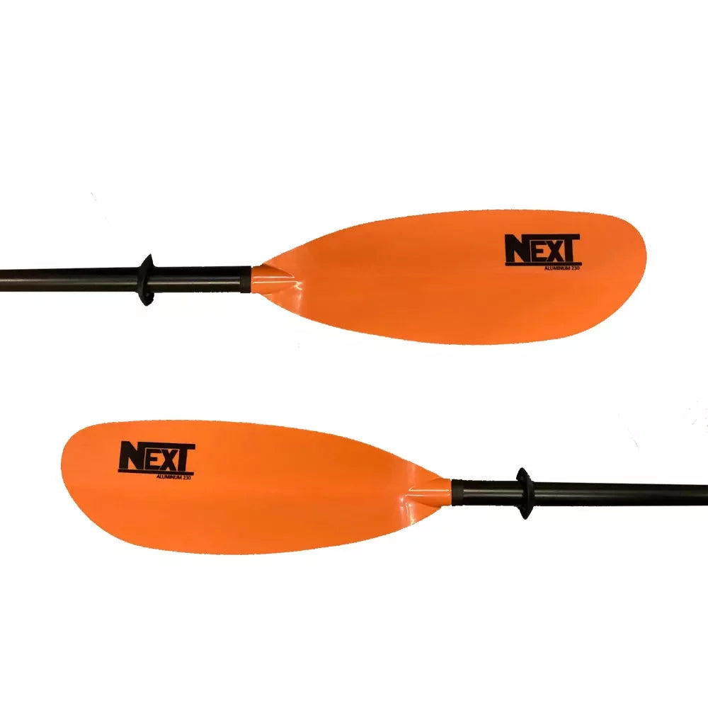 NEXT Aluminum Economy Two Piece Kayak Paddle 230 Orange – Image 1