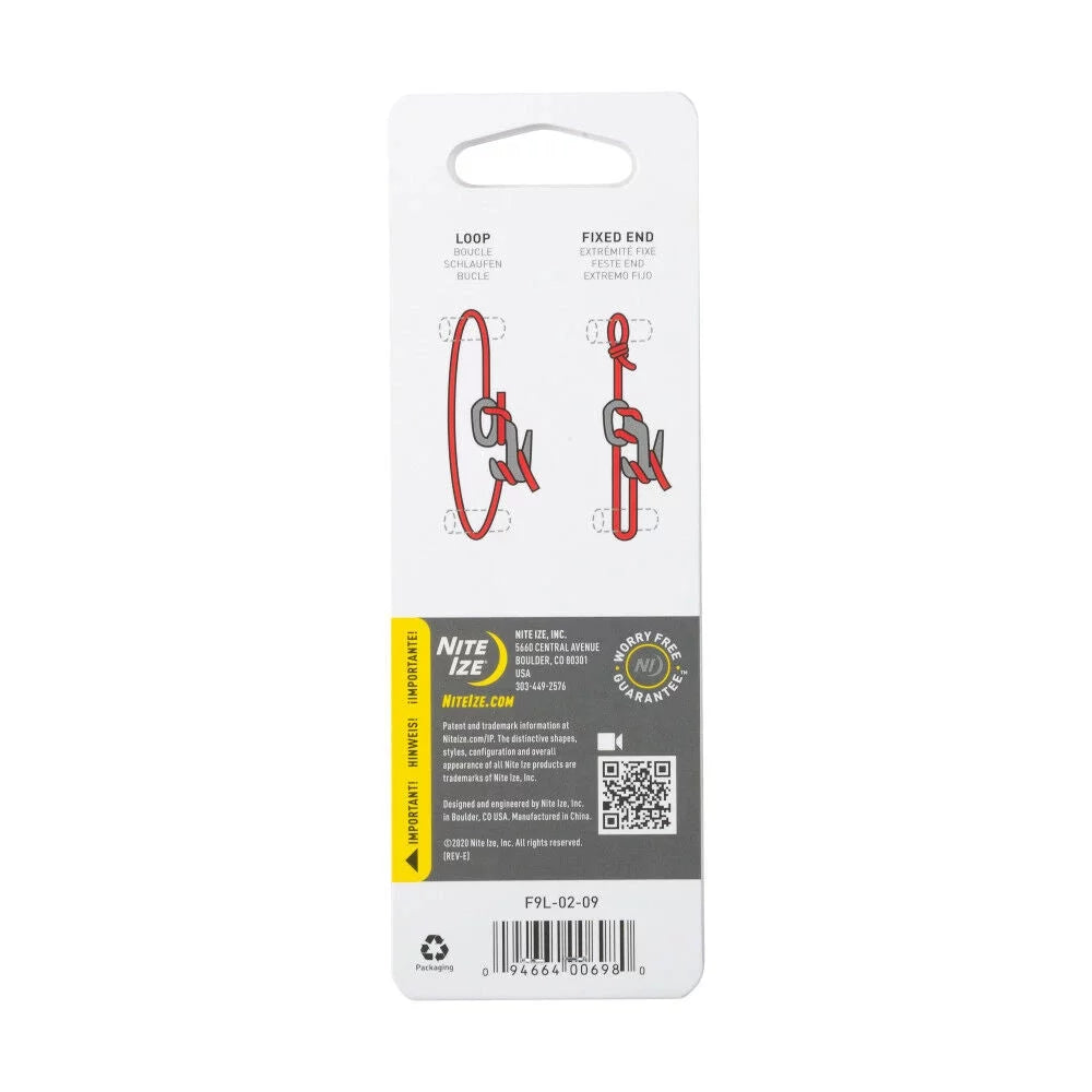 Nite Ize Figure 9 Rope Tightener Large Silver Camping Tools – Image 2