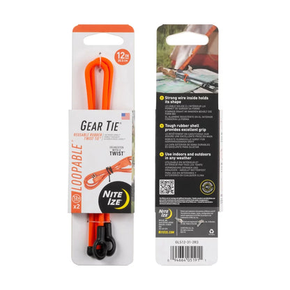 Nite Ize Gear Tie® Loopable™ Twist Tie Camping Tools – Image 1