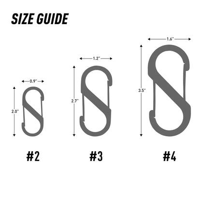 Nite Ize S-Biner® Aluminum Dual Carabiner Camping Tools – Image 1