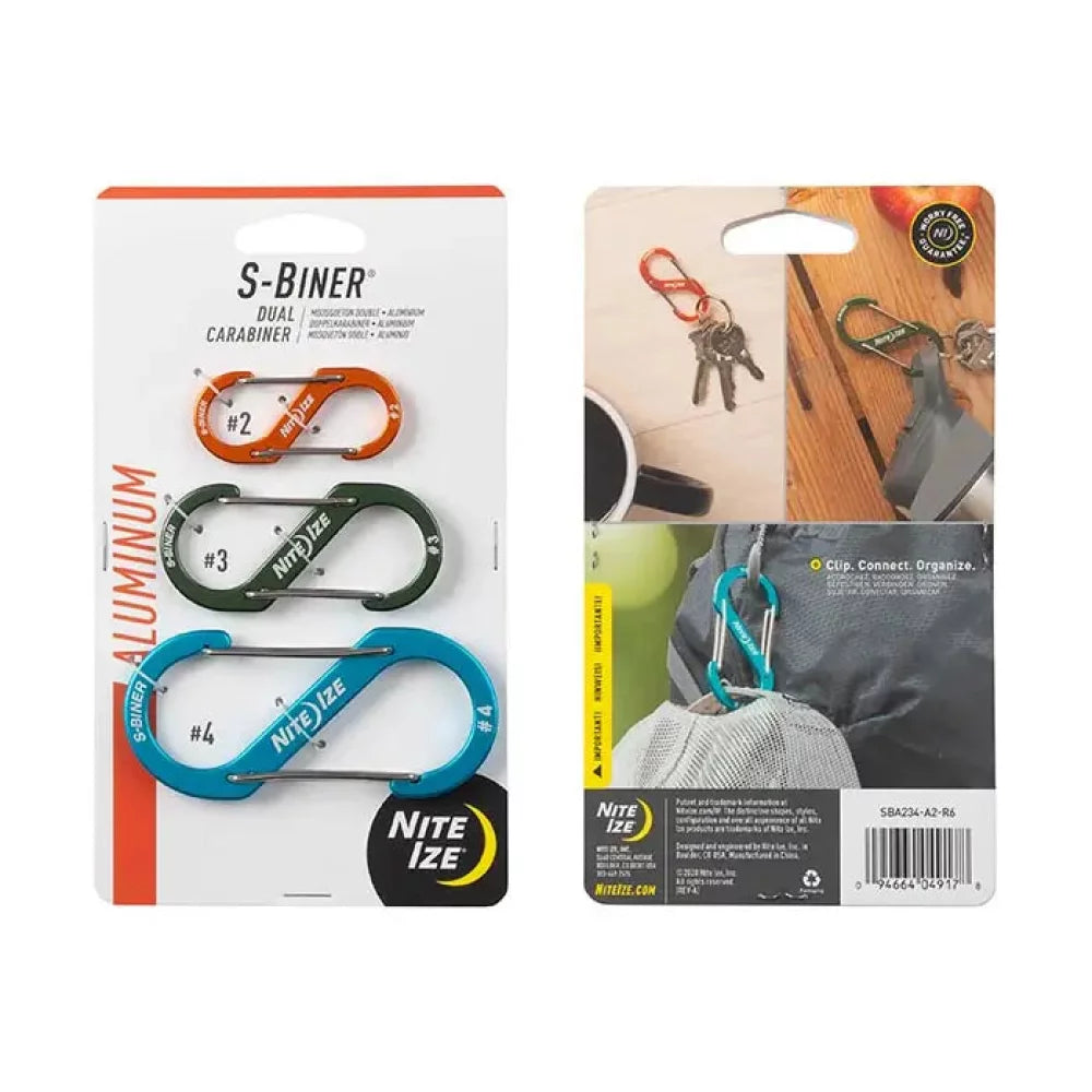 Nite Ize S-Biner® Aluminum Dual Carabiner Camping Tools – Image 3