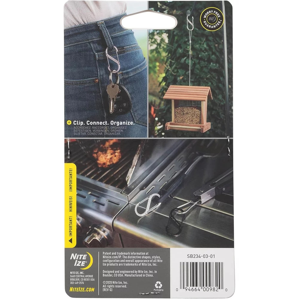 Nite Ize S-Biner Dual Carabiner Aluminum Camping Tools – Image 8