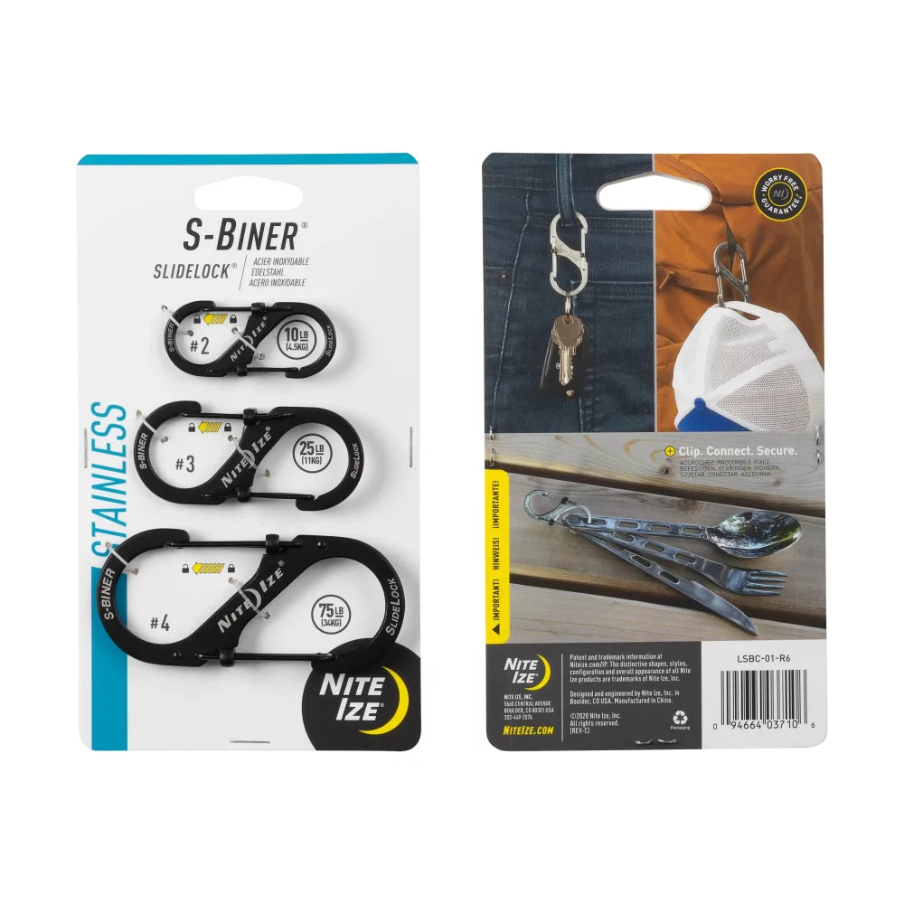 Nite Ize S-Biner® SlideLock® Stainless Steel Camping Tools – Image 3