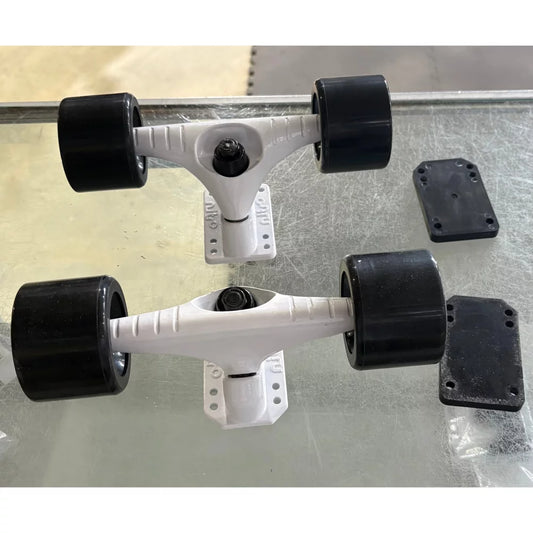 Nitro LB White Combo Skateboard Trucks – Image 1