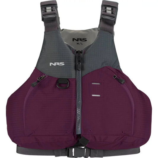NRS Ambient PFD Plum Life Jacket – Image 1