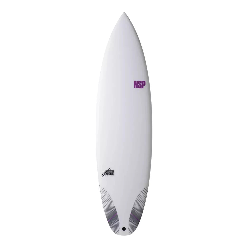 NSP Shapers Union Chopstix Surfboard 6' – Image 2