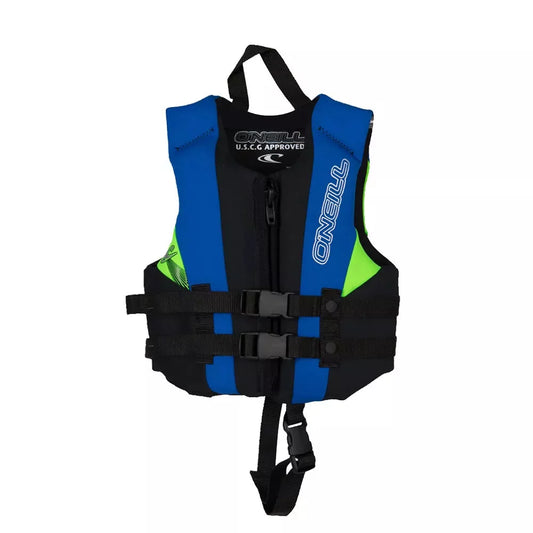 O'Neill Child Reactor USCG Life Vest Black/Pacific/Dayglo Life Jacket – Image 1