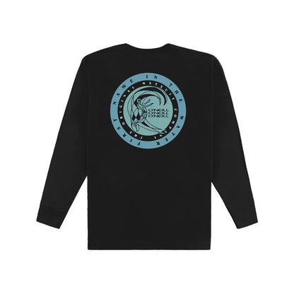 O'Neill Circle Surfer Long Sleeve Crewneck Tee Shirt Black Large Mens Shirts – Image 1