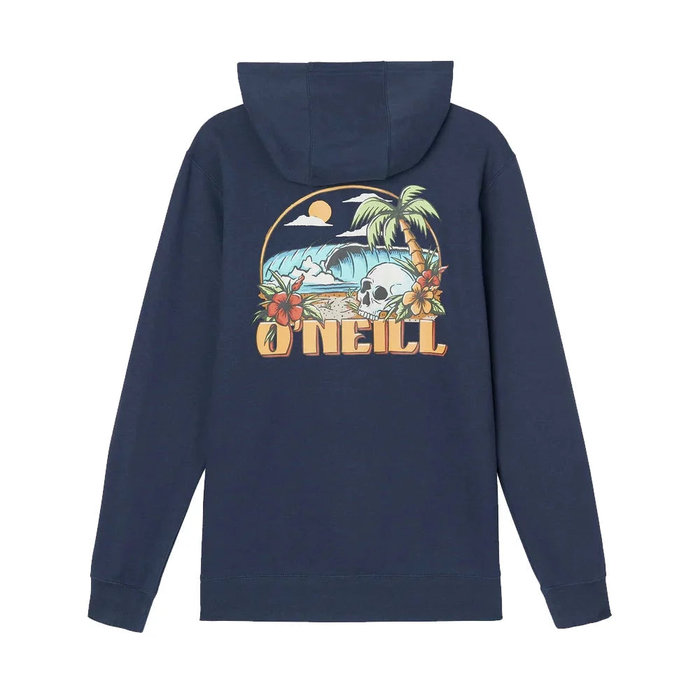 O'Neill Fifty Two Surf Fleece Pullover Hoodie Navy Medium Mens Sweaters – Image 1
