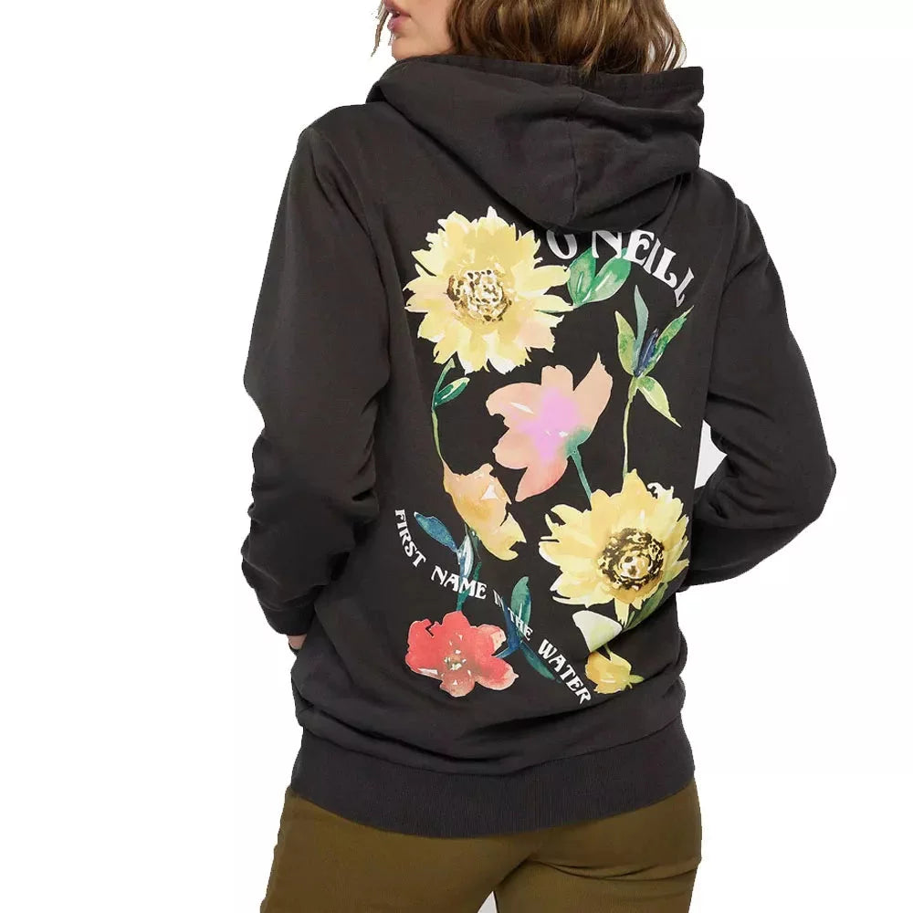 O'Neill Forever Fleece Pullover Hoodie Black Small Mens Sweaters – Image 2