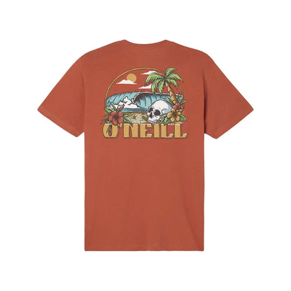 O'Neill Hidden Point Short Sleeve Tee Shirt Clay Medium Mens Shirts – Image 1