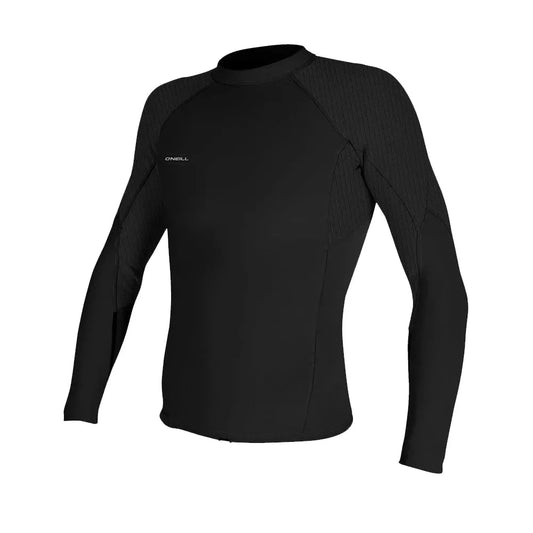 O'Neill HyperFreak 1.5mm Long Sleeve Top Black/Black Small Mens Rashguard – Image 1