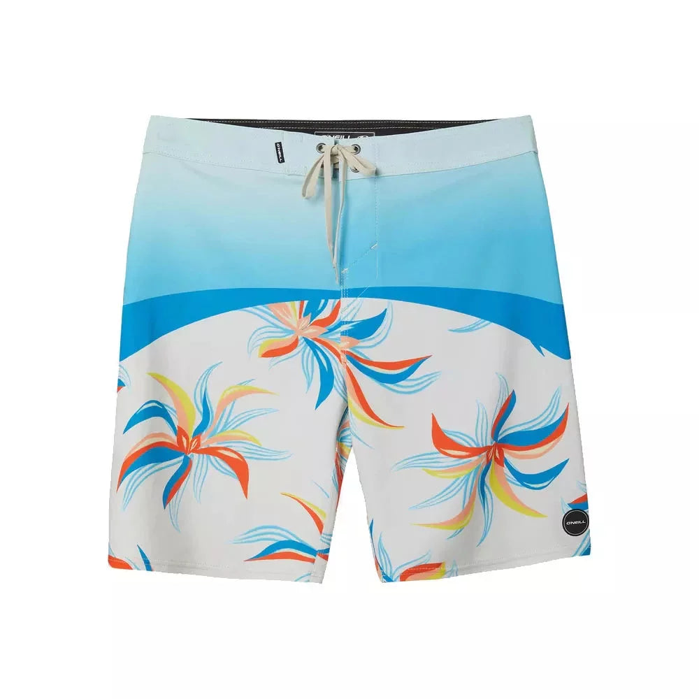 O'Neill HyperFreak 20" Boardshorts Cream Mens Boardshorts – Image 1