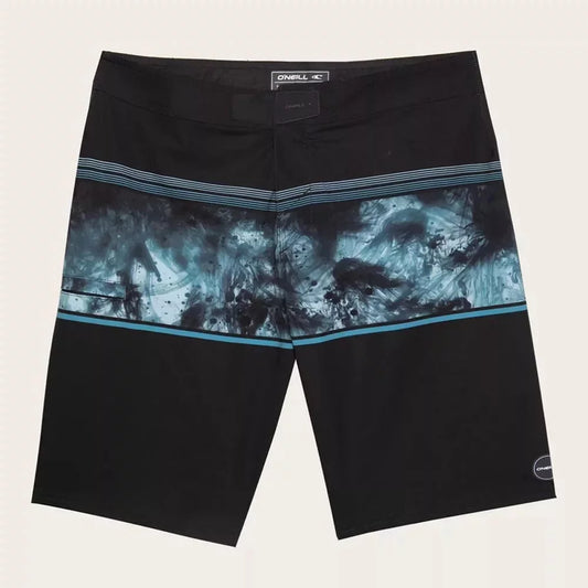 O'Neill Hyperfreak Hydro Wanderer 20" Boardshorts Black Mens Boardshorts – Image 1