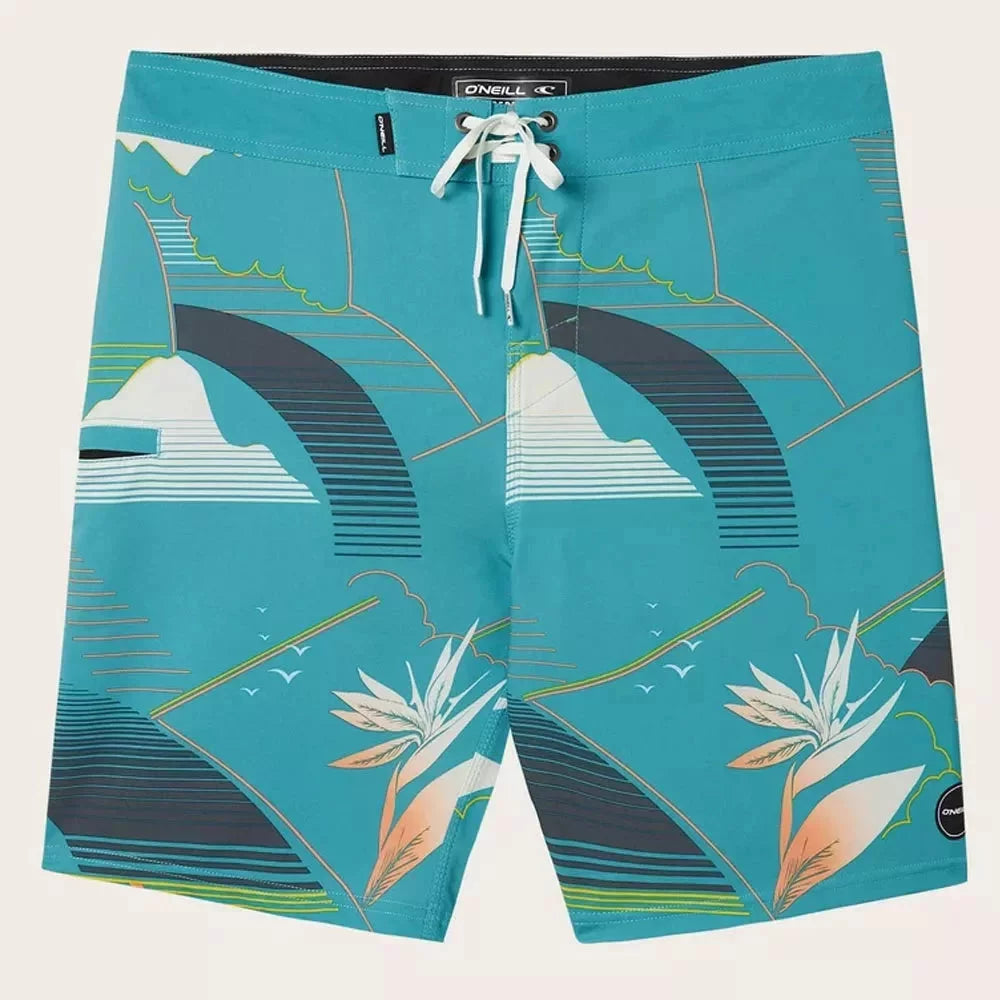 O'Neill Hyperfreak Waka 19" Boardshorts Ocean Mens Boardshorts – Image 1