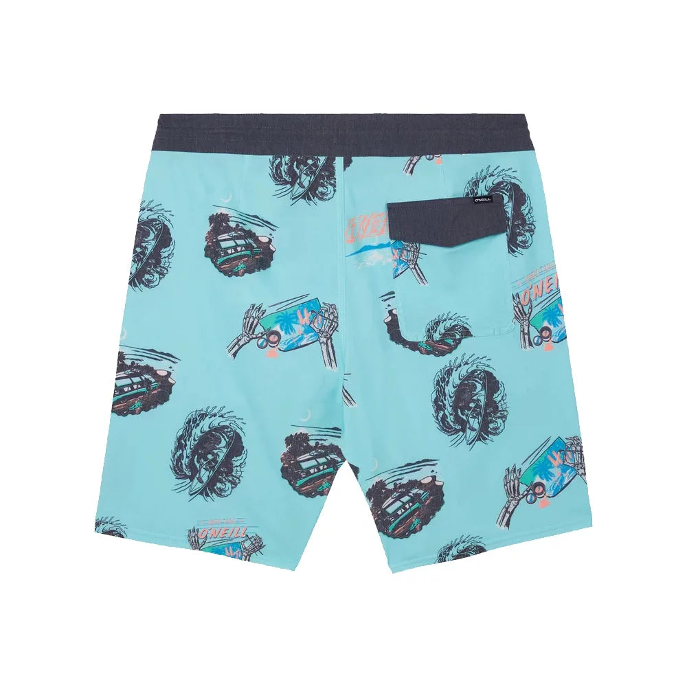 O'Neill Rail to Rail Cruzer 19" Boardshort Turquoise Mens Boardshorts – Image 2