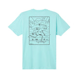 O'Neill Skate Bones Short Sleeve Tee Turquoise Large Mens Shirts – Image 1