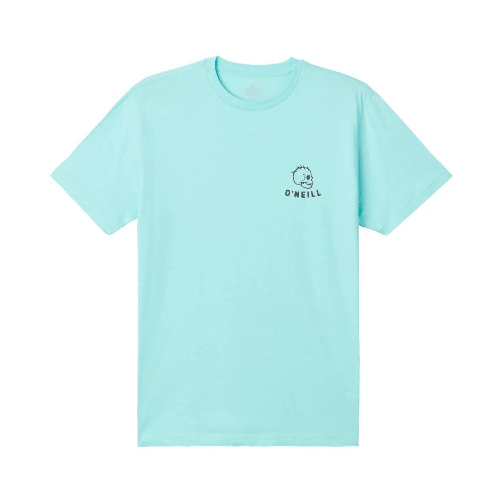 O'Neill Skate Bones Short Sleeve Tee Turquoise Large Mens Shirts – Image 2
