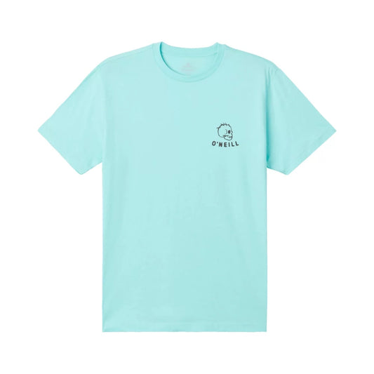 O'Neill Skate Bones Short Sleeve Tee Turquoise Large Mens Shirts – Image 2