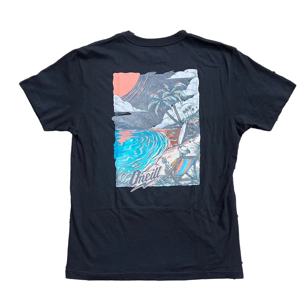 O'Neill The Good Life Short Sleeve Tee Black Large Mens Shirts – Image 1