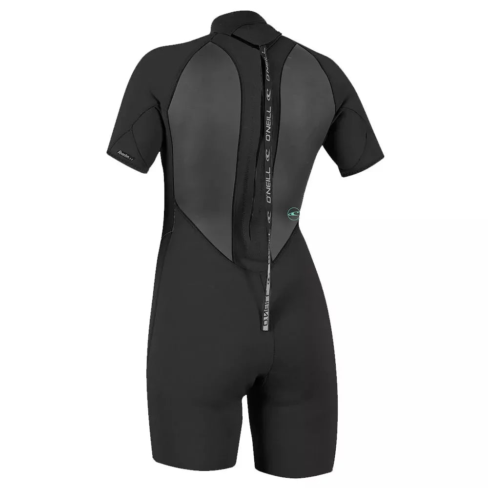 O'Neill Women's Reactor-2 2mm Back Zip Spring Suit Black 12 BLEMISHED Springsuit – Image 2