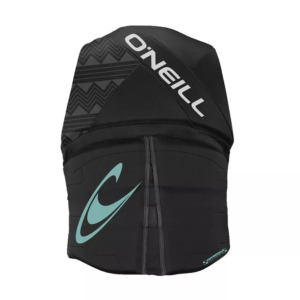 O'Neill Women's Reactor USCG Vest Black/Black Life Jacket – Image 2