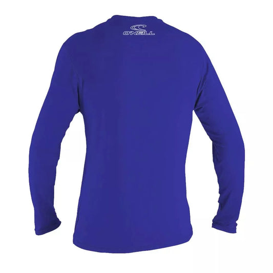 O'Neill Youth Basic Skins 50+ UPF Long Sleeve Sun Shirt Pacific Kids Rashguard – Image 2